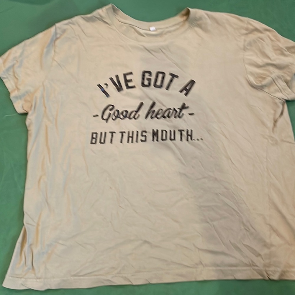 Woman’s novelty tshirt Shein size 0XL